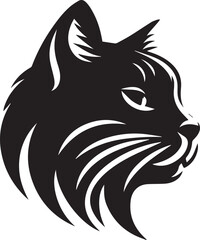 Acat vector art illustration