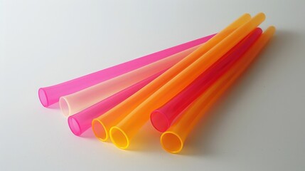 Synonym for plastic straws Synthetic drinking tubes
