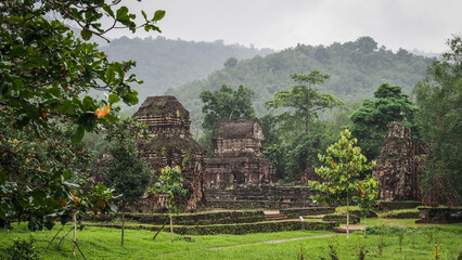 The architecture of My Son Temples in Central Vietnam