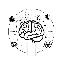 Brain SVG, Human Brain Svg, Brain Clipart, Mind Svg, Brain vector,