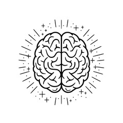 Brain SVG, Human Brain Svg, Brain Clipart, Mind Svg, Brain vector,
