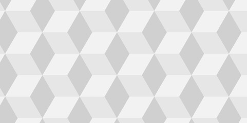 Vector of cube geometric pattern grid backdrop triangle background. Abstract cube geometric tile and mosaic wall or grid backdrop hexagon technology. white or gray geometric block cube structure.
