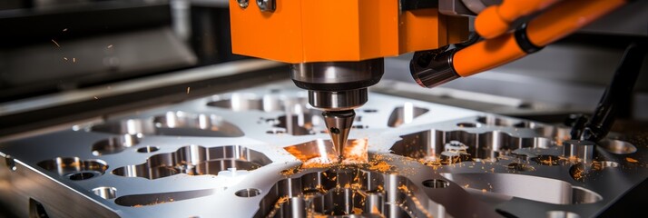 Precision cnc machining of rocket engine part in aerospace shows required accuracy and complexity