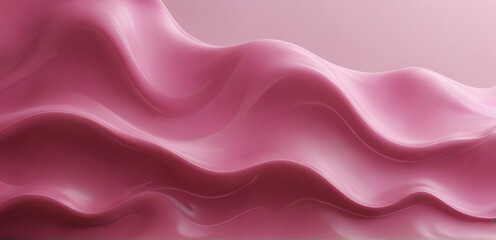 Obraz premium Gradient Backgrounds with Exploding Fractal Art on Abstract Wave Banner