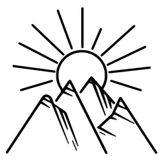 MOUNTAIN SVG, MOUNTAIN Clipart, Cut files For Cricut, mountain cut files, Nature svg, Camping mountain svg, Mountain and Forest, Hunting svg, Hiking svg, Outdoors svg, mountain range svg, Mountains Si