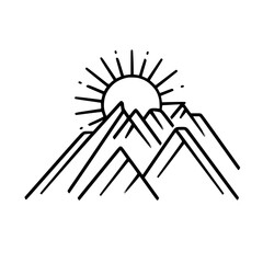 MOUNTAIN SVG, MOUNTAIN Clipart, Cut files For Cricut, mountain cut files, Nature svg, Camping mountain svg, Mountain and Forest, Hunting svg, Hiking svg, Outdoors svg, mountain range svg, Mountains Si