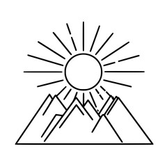 MOUNTAIN SVG, MOUNTAIN Clipart, Cut files For Cricut, mountain cut files, Nature svg, Camping mountain svg, Mountain and Forest, Hunting svg, Hiking svg, Outdoors svg, mountain range svg, Mountains Si