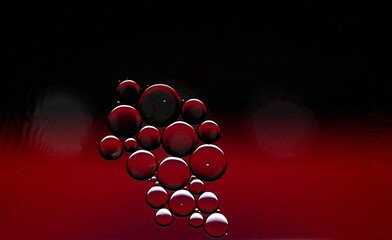 Colorful abstract background wallpaper. Bubbles of water and oil.