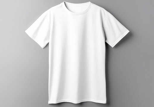White Tshirt Mockup Design With Generative AI