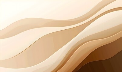 The design features soft curves and smooth lines in the shape of curved liquid, Generative AI