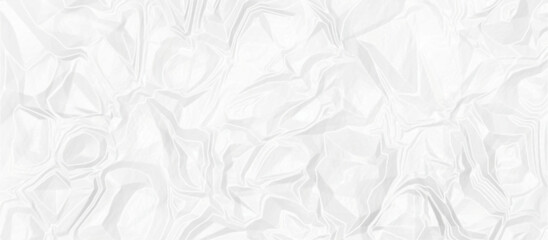 White crumpled paper texture .