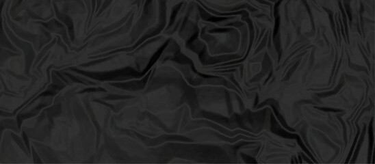 Fototapeta premium Black crumpled paper texture .