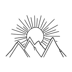 MOUNTAIN SVG, MOUNTAIN Clipart, Cut files For Cricut, mountain cut files, Nature svg, Camping mountain svg, Mountain and Forest, Hunting svg, Hiking svg, Outdoors svg, mountain range svg, Mountains