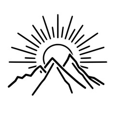 MOUNTAIN SVG, MOUNTAIN Clipart, Cut files For Cricut, mountain cut files, Nature svg, Camping mountain svg, Mountain and Forest, Hunting svg, Hiking svg, Outdoors svg, mountain range svg, Mountains