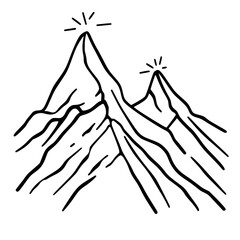 MOUNTAIN SVG, MOUNTAIN Clipart, Cut files For Cricut, mountain cut files, Nature svg, Camping mountain svg, Mountain and Forest, Hunting svg, Hiking svg, Outdoors svg, mountain range svg, Mountains Si