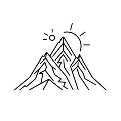 MOUNTAIN SVG, MOUNTAIN Clipart, Cut files For Cricut, mountain cut files, Nature svg, Camping mountain svg, Mountain and Forest, Hunting svg, Hiking svg, Outdoors svg, mountain range svg, Mountains Si