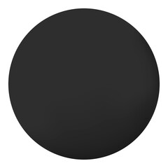 Black round badge png sticker design element