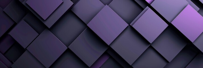 Fototapeta premium Abstract Purple and Black Geometric Pattern