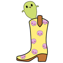 Cowboy boot halloween