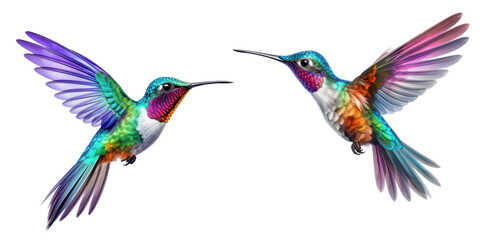 Obraz premium hummingbird isolated on a transparent background