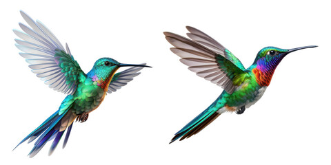 Fototapeta premium hummingbird isolated on a transparent background