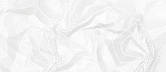 Obraz premium White crumpled paper texture .