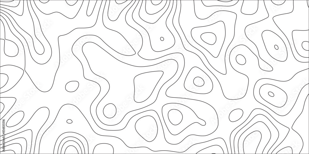 Poster Abstract Topography and geography earth relief map. Conditional geography scheme and the terrain map. Topographic map background geographic line map with elevation assignments.