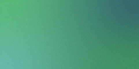 Green background grainy gradient smooth retro noise texture. Glowing light and dark backdrop noise texture effect. Mint Turquoise gradient background.