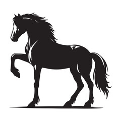 Horse vector silhouette