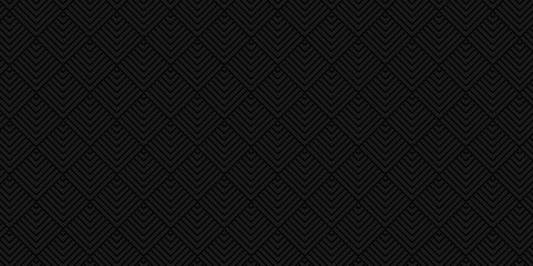 Overlapping Pattern Minimal diamond geometric digital wave backdrop abstract wave square background. dark black seamless tile stripe overlap creative retro square line backdrop pattern background.