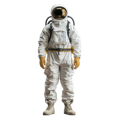 Astronaut in Space Suit isolated on transparent background.