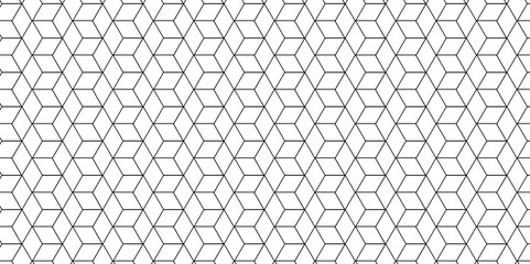 Vector hexagonal illustration seamless wallpaper wire design. creative diamond surface web structure honeycomb gray element digital geometric pattern background.
