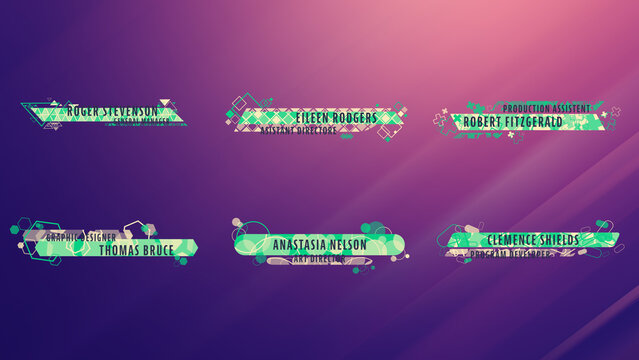 Colorful Lowerd Thirds