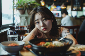 Refined Dining Affair - Dinner.  Generative AI.