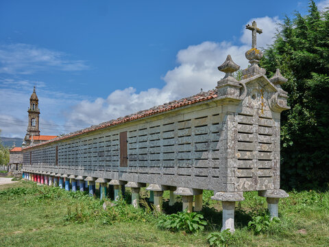 Horreos, a ventilated wood or stone construction