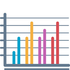 Increasing Bar Graph Icon