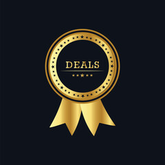 Deals emblem Label Design 