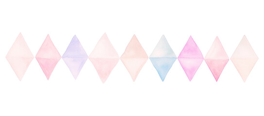 PNG Rhombuses as divider watercolour illustration backgrounds paper creativity.