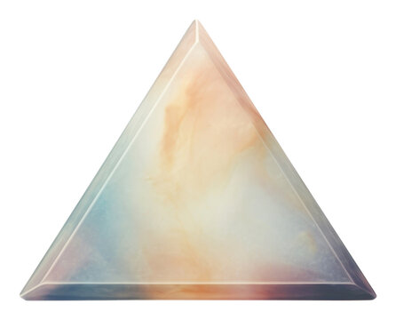 PNG Triangle shape single object pyramid.