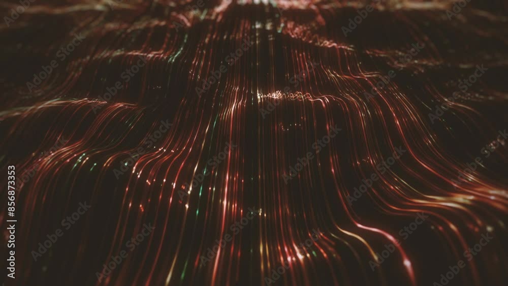 Poster abstract flowing lines background/ animation of an abstract background of flowing and streaming ligh