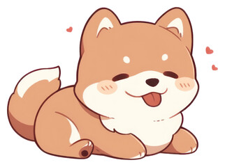 PNG Puppy cartoon animal pomeranian.