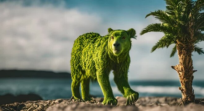 wolf in the forest