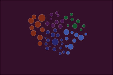 abstract background with circles