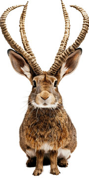 A jackalope clipart