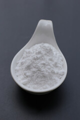 Bowl of baking soda, Sodium bicarbonate powder