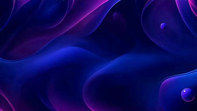 Purple liquid waves dynamic motion animated background loop