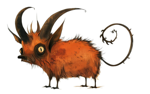 A chupacabra clipart