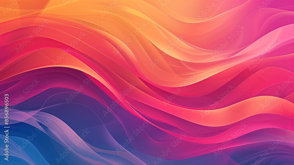 Wall mural abstract colorful gradient background for design as banner, ads, and presentation concept 