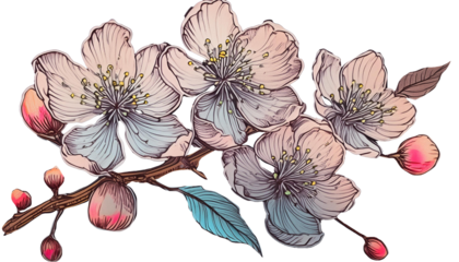 flowers with transparent background