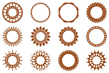 Decorative ornament frame set design